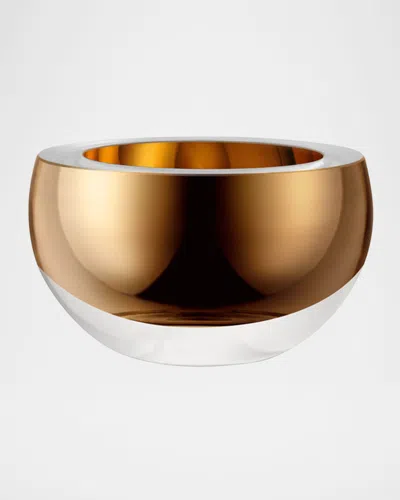 Lsa Gold Glass Host Bowl In Gold