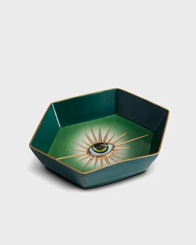 L'objet X Lito Green Vide Poche Hexagon Tray