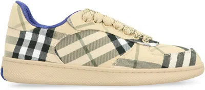 Burberry Women Embroidered Canvas Terrace Sneakers In Multi