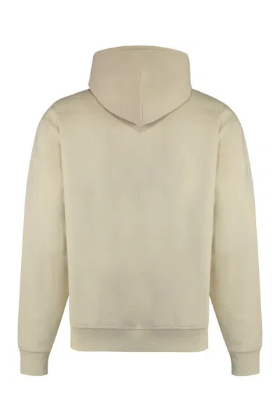 Burberry Hoodie With Drawstring Hood And Kangaroo Pocket In Beige