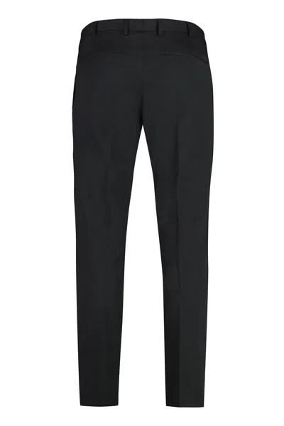Pt Torino Man Pants Midnight Blue Size 34 Virgin Wool In Black