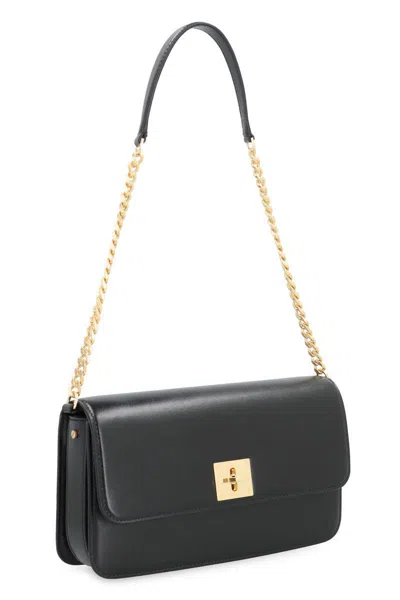 Golden Goose Gioia Leather Shoulder Bag In Black