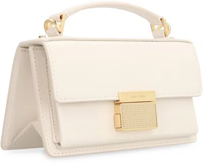 Golden Goose Venezia Small Flap Leather Crossbody Bag In White