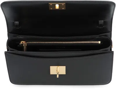 Golden Goose Gioia Leather Shoulder Bag In Black