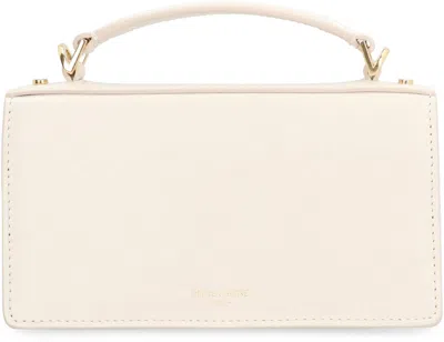 Golden Goose Venezia Small Flap Leather Crossbody Bag In White