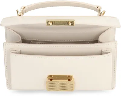 Golden Goose Venezia Small Flap Leather Crossbody Bag In White
