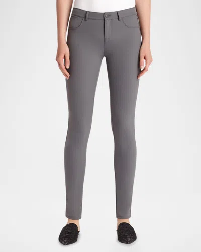 Lafayette 148 Mercer Acclaimed Stretch Skinny Pants In Shale