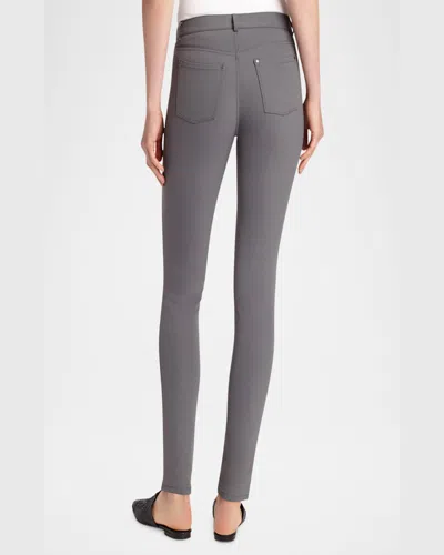 Lafayette 148 Mercer Acclaimed Stretch Skinny Pants In Shale