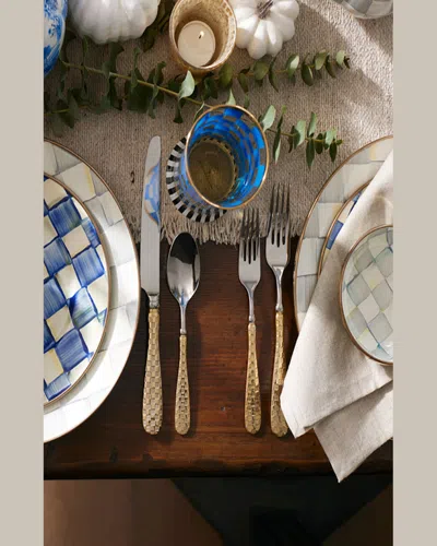 Mackenzie-childs Royal Check Dinner Plate