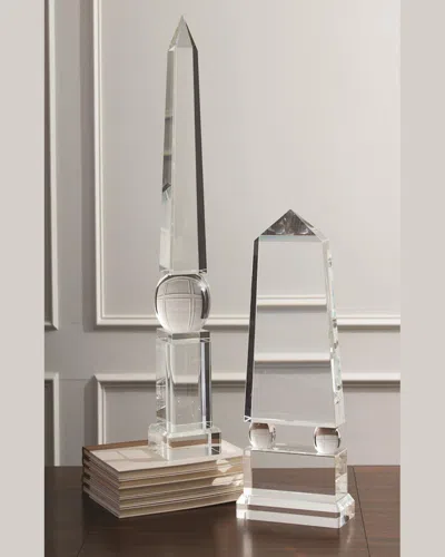 Global Views Tall Crystal Obelisk