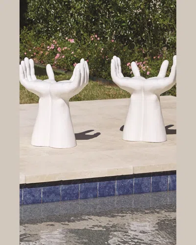 Global Views Hands Stool