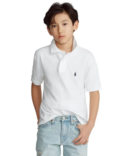 Polo Ralph Lauren Short-sleeve Logo Embroidery Polo Shirt In White