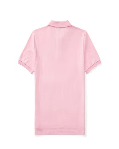 Polo Ralph Lauren Embroidered-logo Polo Shirt In Pink