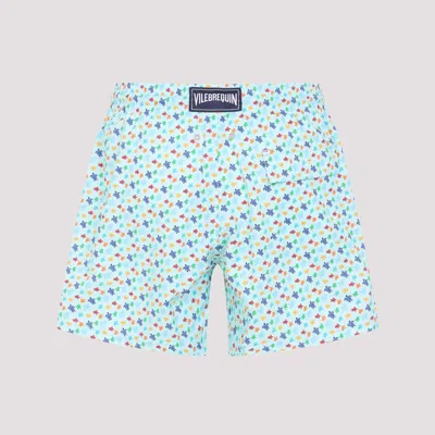 Vilebrequin Micro Ronde Des Tortues Rainbow Stretch Short Swim Shorts In Multicolour