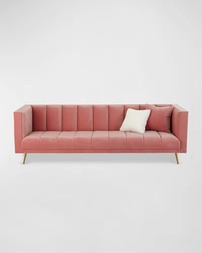 Haute House Luna Sofa, 100" In Pink