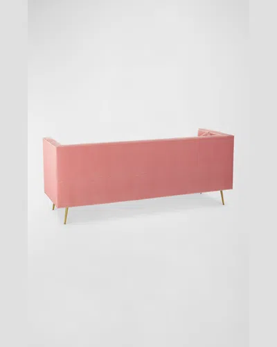 Haute House Luna Sofa, 100" In Pink