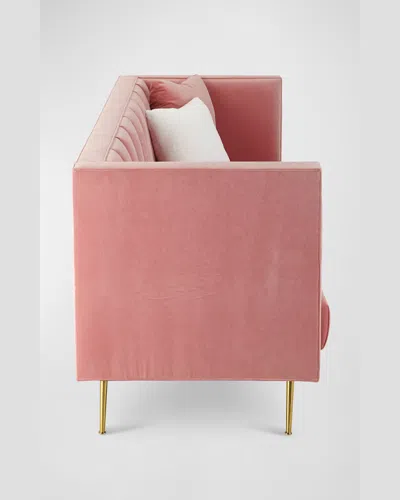 Haute House Luna Sofa, 100" In Pink