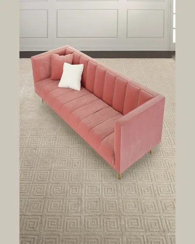 Haute House Luna Sofa, 100" In Pink