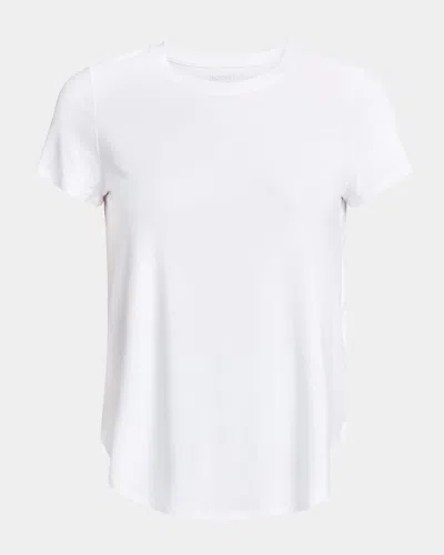 Beyond Yoga On The Down Low Tee In Cloud White