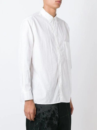 Shop Yohji Yamamoto H-trans S Big Chain Stitch Shirt