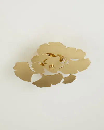 Tommy Mitchell Small Ginkgo Flushmount Light