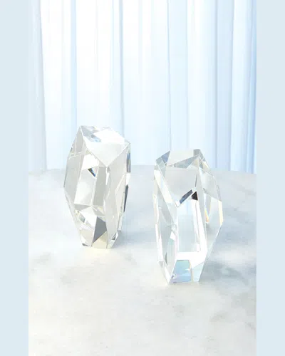 Global Views Crystal Bookends, Set Of 2