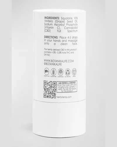 Botanika Life Skin Elixir With Vitamin C + Squalane + Full-spectrum 1000mg Cbd, 1 Oz.