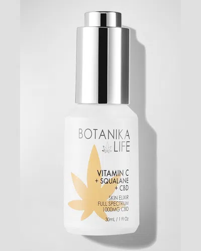 Botanika Life Skin Elixir With Vitamin C + Squalane + Full-spectrum 1000mg Cbd, 1 Oz.