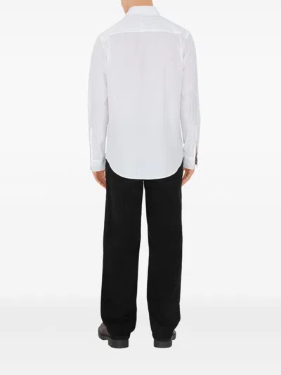 Burberry Regular Fit Cotton Formal Shirt In White
