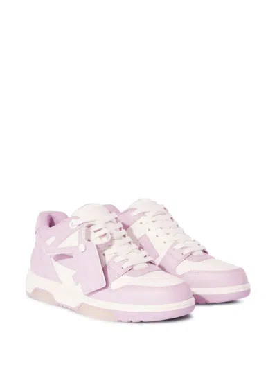 Off-white Out Of Office Sneakers In Lavander - White