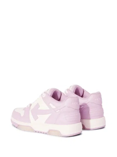 Off-white Out Of Office Sneakers In Lavander - White