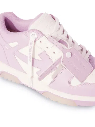 Off-white Out Of Office Sneakers In Lavander - White