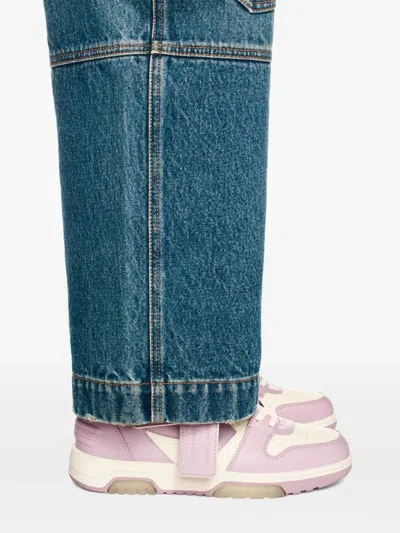 Off-white Out Of Office Sneakers In Lavander - White