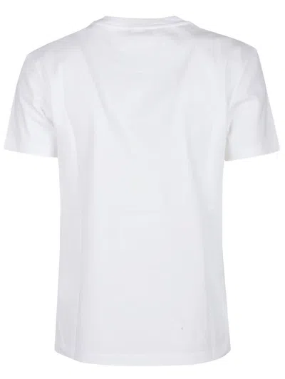 Etro T-shirt Mit Aufgesticktem Pegaso Und Monogramm In White