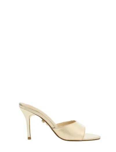 Twentyfourhaitch Flat Shoes In Gold