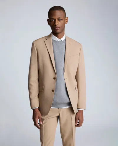 Kenneth Cole The Ready Flex Slim Fit Nested Suit In Tan