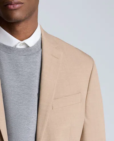 Kenneth Cole The Ready Flex Slim Fit Nested Suit In Tan