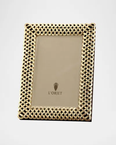L'objet Gold Braid 8" X 10" Picture Frame