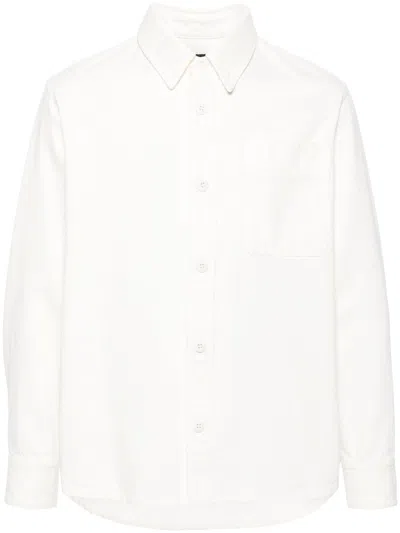 Apc A.p.c. Surchemise Basile Brodee Poitrine