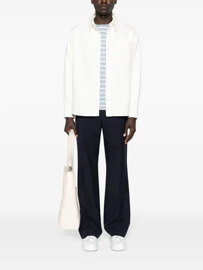 Apc A.p.c. Surchemise Basile Brodee Poitrine