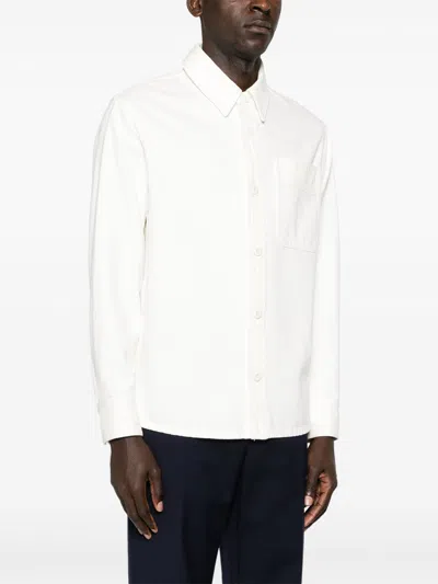 Apc A.p.c. Surchemise Basile Brodee Poitrine