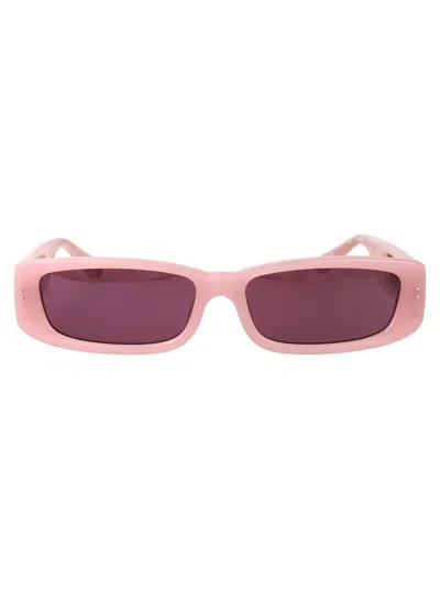 Linda Farrow Sonnenbrille Talita In Lilac/lightgold/purple
