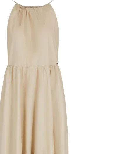 Armani Exchange Fluid Midi Dress With Halterneck