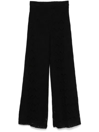 Twinset Twin-set Stylish And Comfortable Trousers In Black