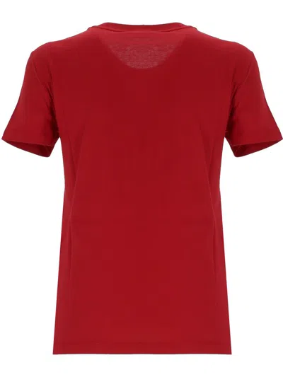 Max Mara Logo Embellished Crewneck T-shirt In Multicolor