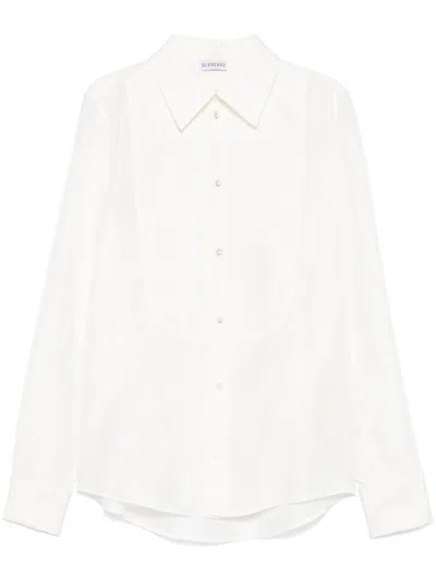 Burberry Silk Shirt In Grey