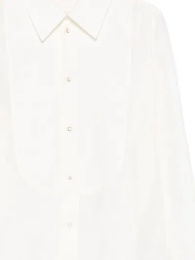 Burberry Silk Shirt In Grey