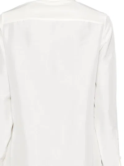 Burberry Silk Shirt In Grey