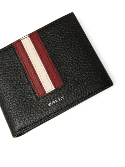 Shop Bally Wallets In Black/red+pall