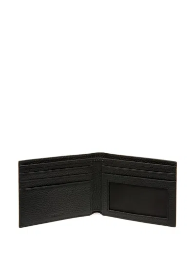 Shop Bally Wallets In Black/red+pall